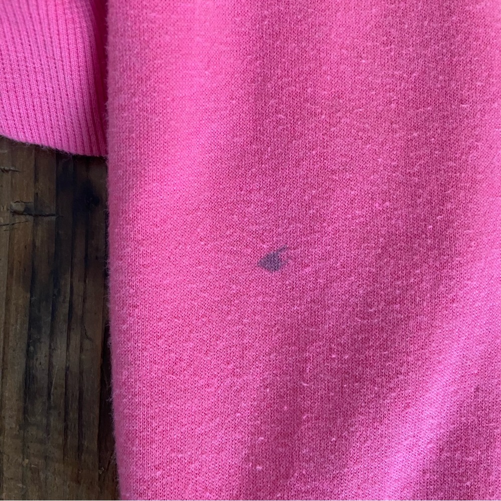 All in Motion Quarter Zip Pink Women's Pullover Summer Sweatshirt Small - Picture 3 of 4